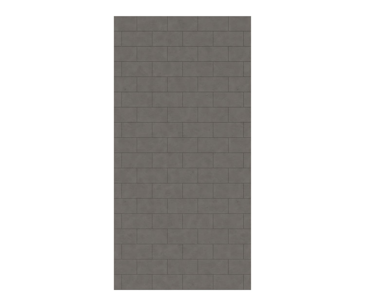 MTMK-7238-1 38 x 72 Swanstone Metro Subway Tile Glue up Bathtub and Shower Single Wall Panel  - BNGBath