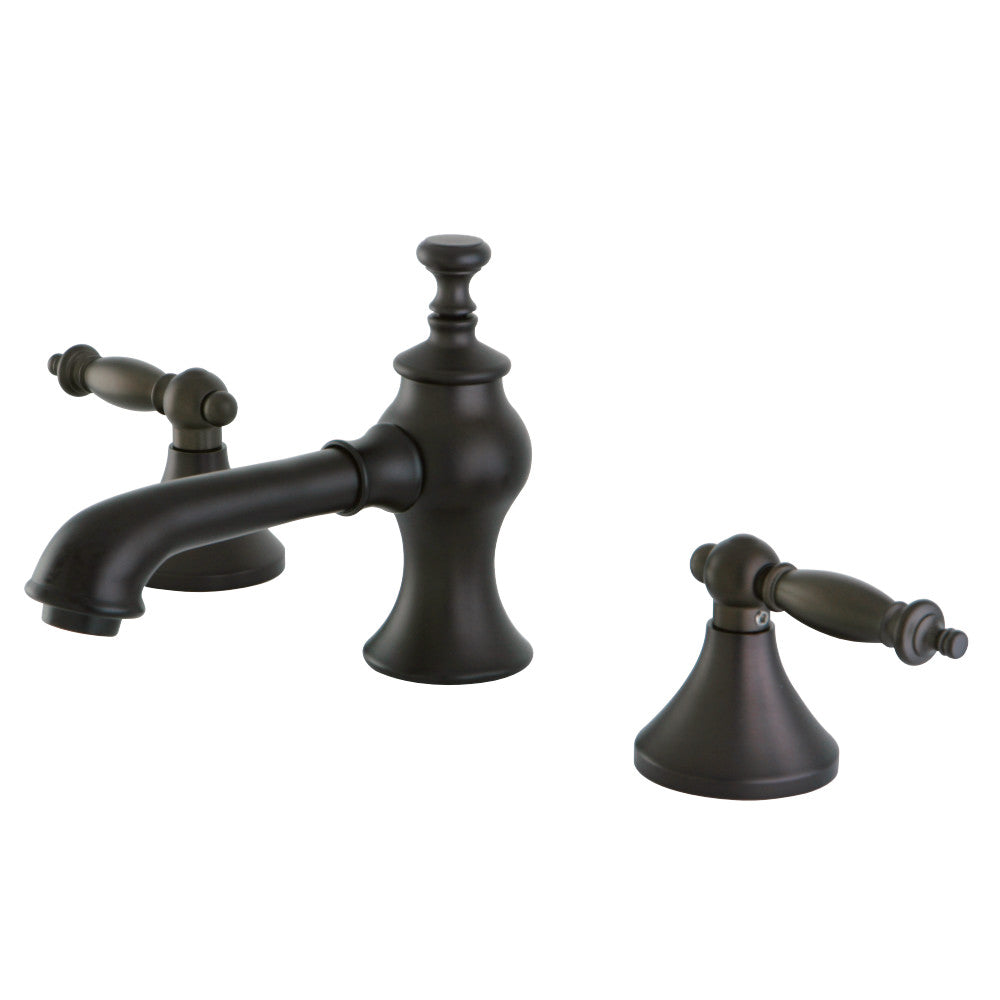 Kingston Brass KC7065TL 8 in. Widespread Bathroom Faucet, Oil Rubbed Bronze - BNGBath