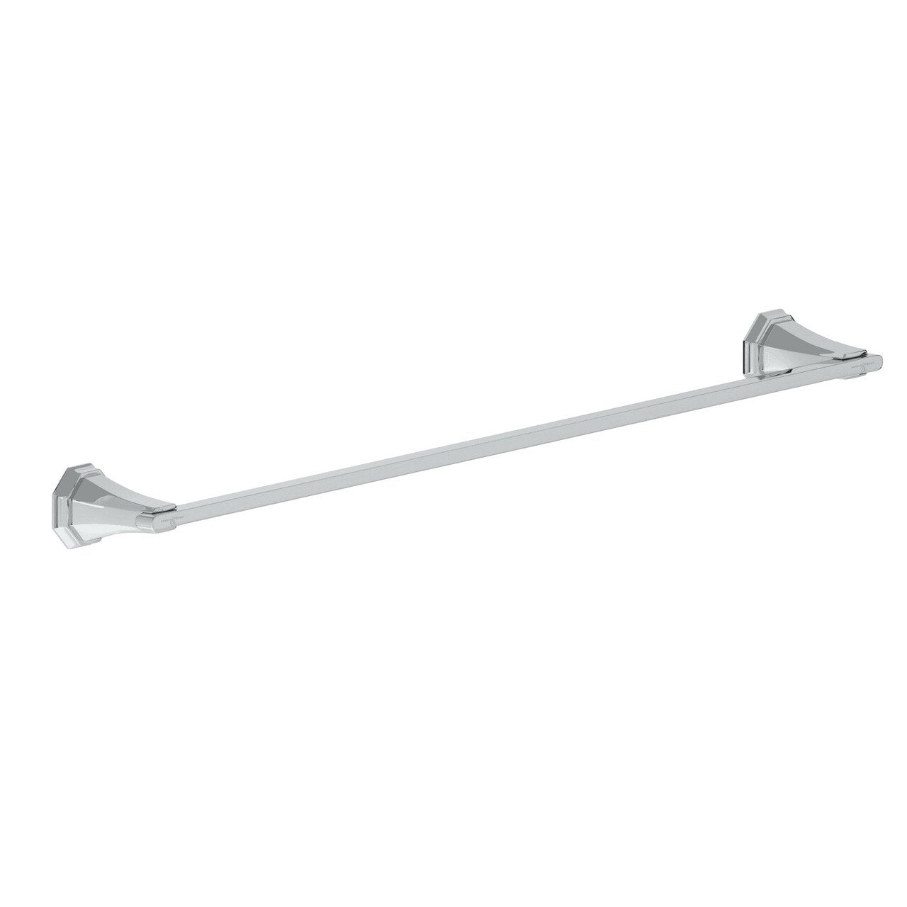 Perrin & Rowe Deco Wall Mount 24 Inch Single Towel Bar - BNGBath