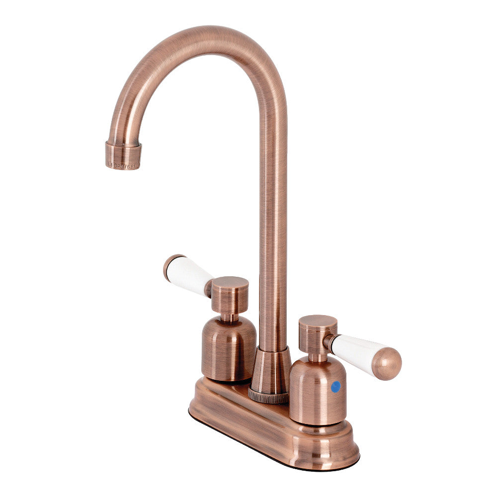 Kingston Brass KB849DPLAC Paris Bar Faucet, Antique Copper - BNGBath