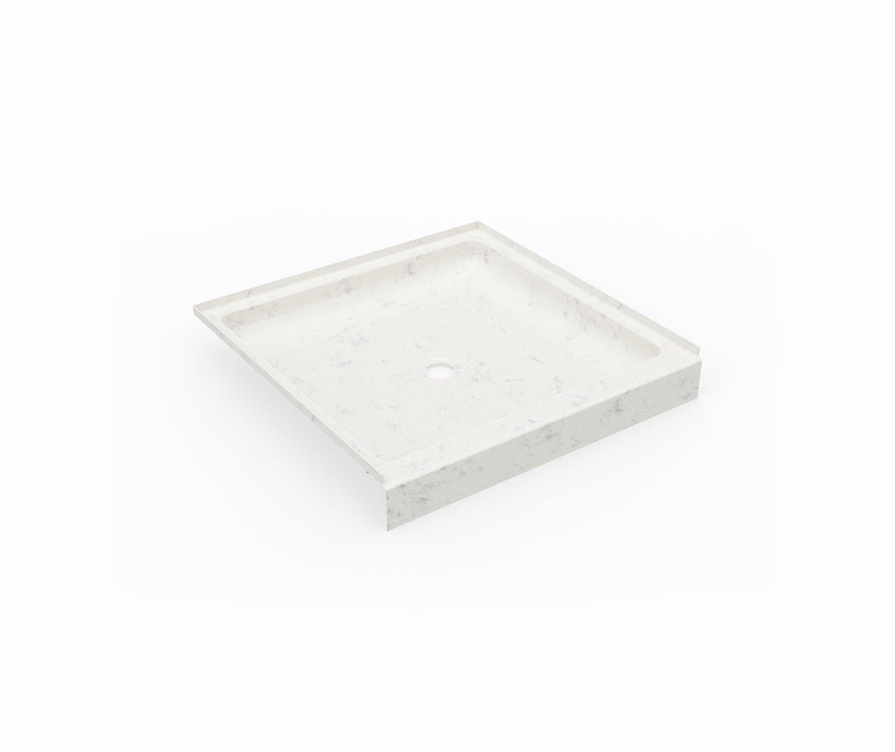 36" x 36" Swanstone Single Threshold Shower Pan - BNGBath