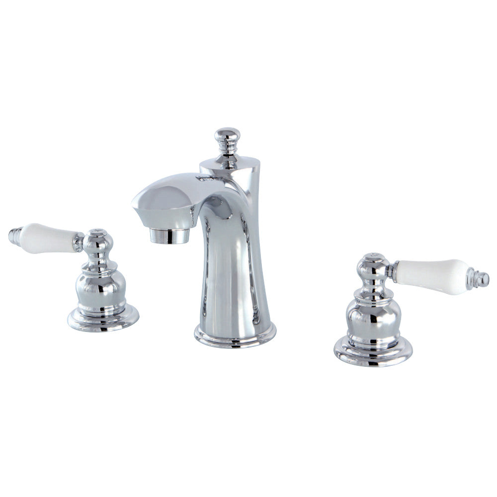 Kingston Brass KB7961PL 8 in. Widespread Bathroom Faucet, Polished Chrome - BNGBath