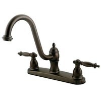 Thumbnail for Kingston Brass KB3115TLLS Templeton Centerset Kitchen Faucet, Oil Rubbed Bronze - BNGBath