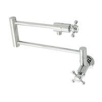 Thumbnail for Kingston Brass KS4101BX Metropolitan Wall Mount Pot Filler, Polished Chrome - BNGBath