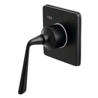 Thumbnail for Kingston Brass KS3040ZL 3-Way Diverter Valve with Trim Kitt, Matte Black - BNGBath