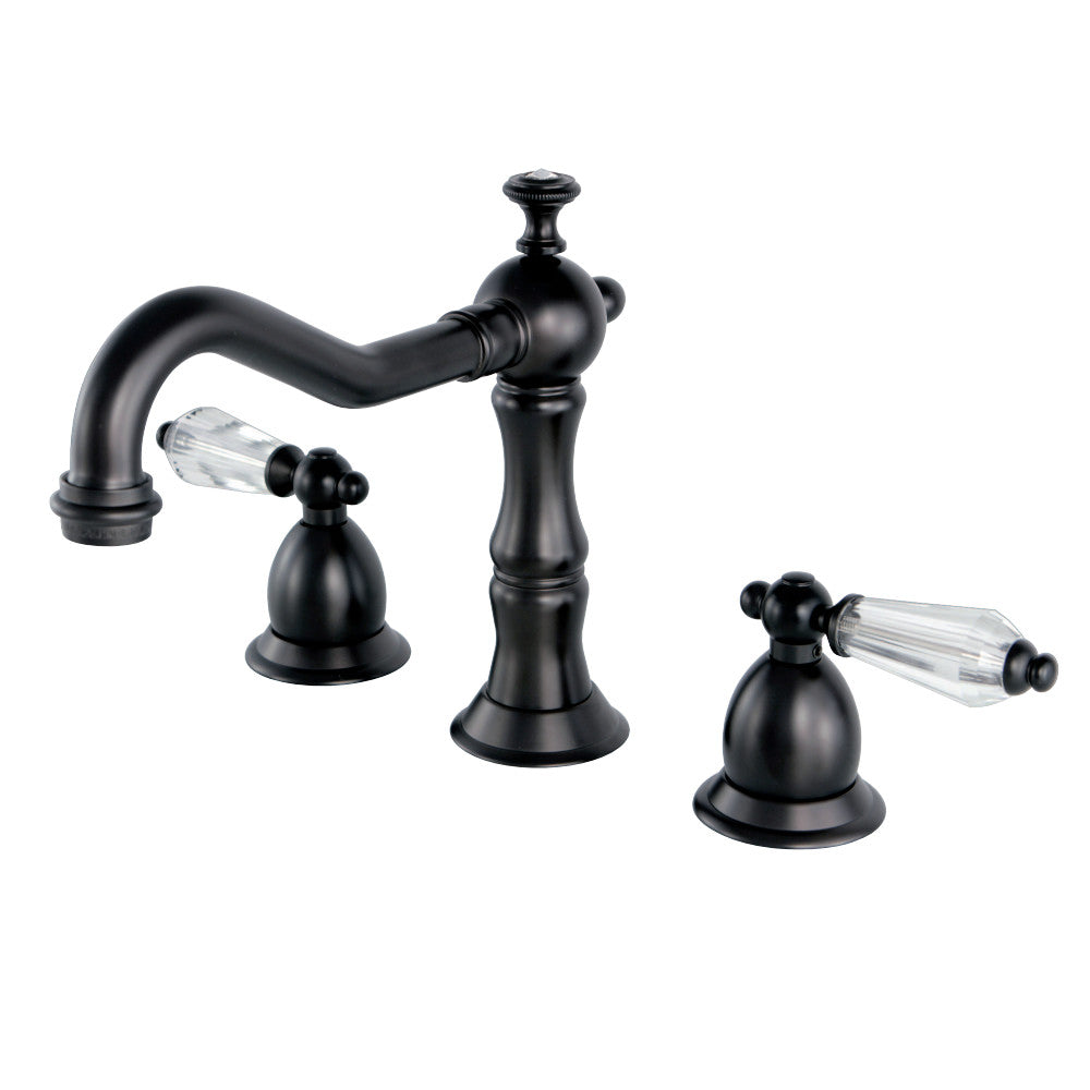 Kingston Brass KS1975WLL 8 in. Widespread Bathroom Faucet, Oil Rubbed Bronze - BNGBath