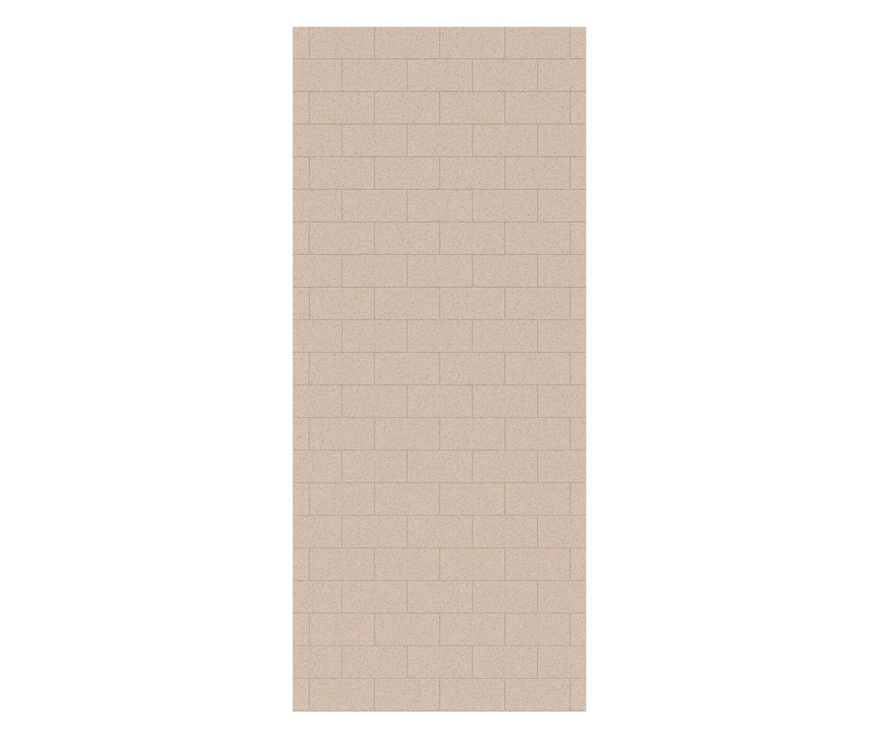 MTMK-8442-1 42 x 84 Swanstone Metro Subway Tile Glue up Bathtub and Shower Single Wall Panel  - BNGBath