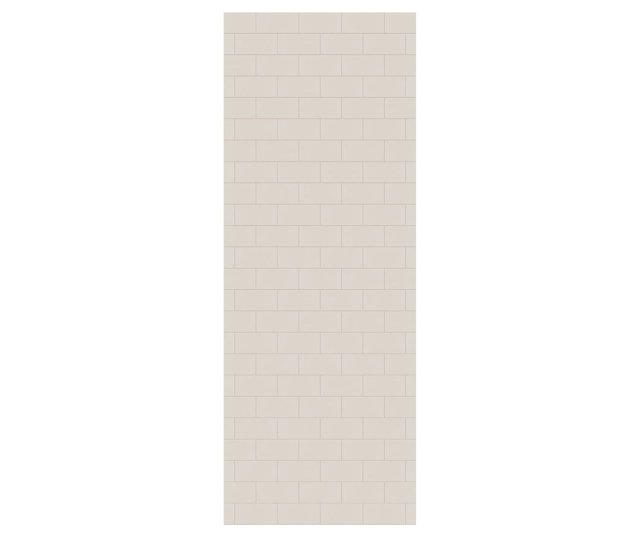 MTMK-9636-1 36 x 96 Swanstone Metro Subway Tile Glue up Bathtub and Shower Single Wall Panel  - BNGBath