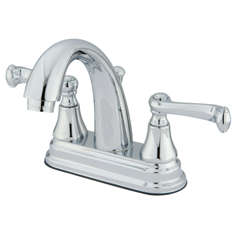 Kingston Brass KS7611FL 4 in. Centerset Bathroom Faucet, Polished Chrome - BNGBath