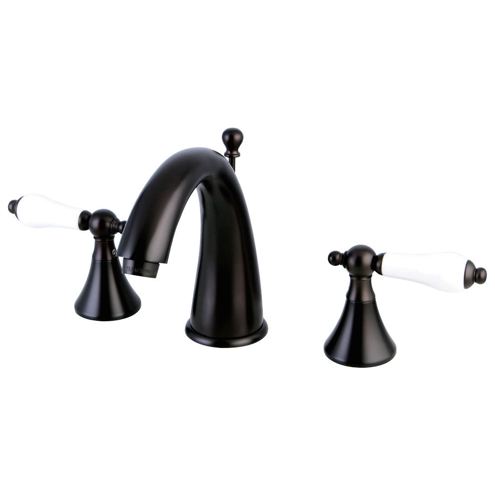 Kingston Brass KS2975PL 8 in. Widespread Bathroom Faucet, Oil Rubbed Bronze - BNGBath