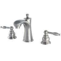 Thumbnail for Kingston Brass KB7968KL 8 in. Widespread Bathroom Faucet, Brushed Nickel - BNGBath