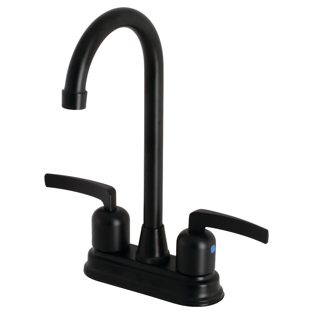 Kingston Brass KB8490EFL Centurion Bar Faucet, Matte Black - BNGBath