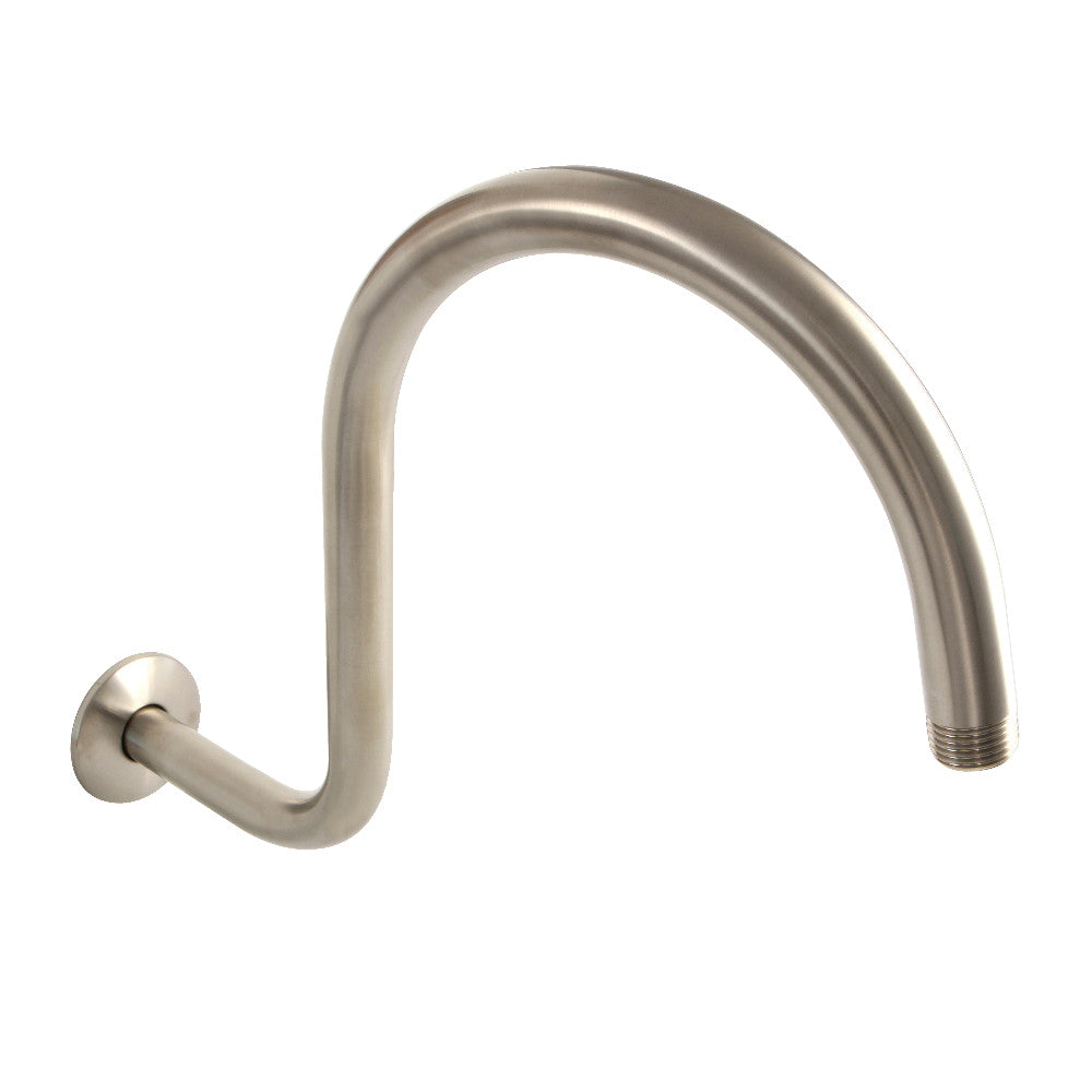 Kingston Brass K114C8 Restoration 14" Shower Arm with Flange, Brushed Nickel - BNGBath