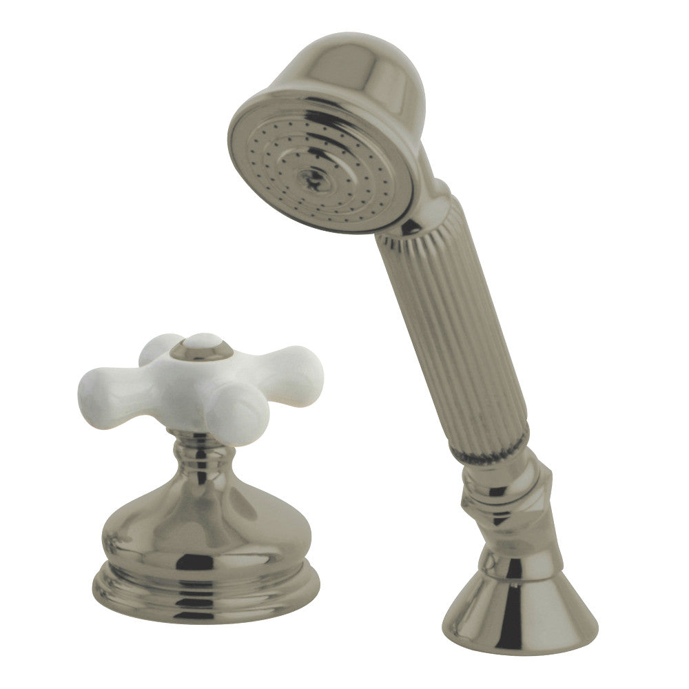 Kingston Brass KSK3338PXTR Transfer Valve Set for Roman Tub Filler, Brushed Nickel - BNGBath