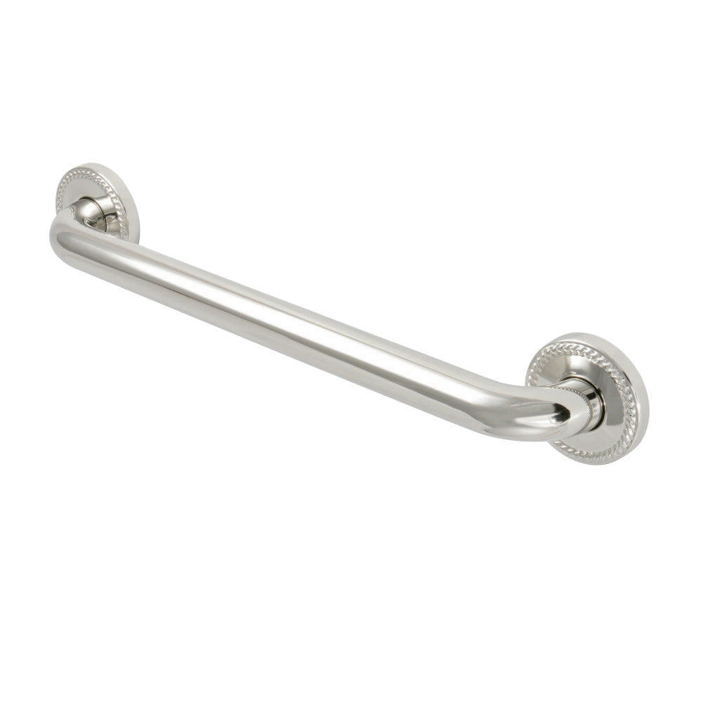 Kingston Brass DR814166 Laurel 16-Inch Decorative 1-1/4-Inch OD Grab Bar, Polished Nickel - BNGBath