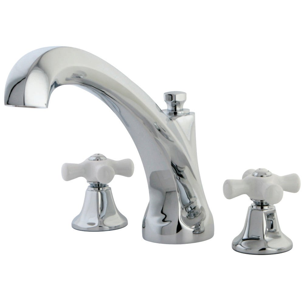 Kingston Brass KS4321PX Metropolitan Roman Tub Faucet, Polished Chrome - BNGBath