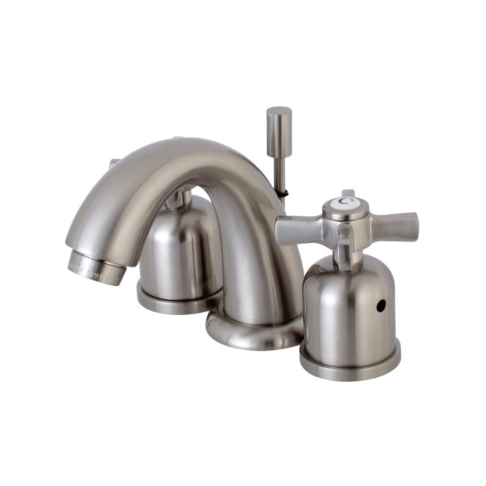 Kingston Brass KB8918ZX Millennium Widespread Bathroom Faucet, Brushed Nickel - BNGBath