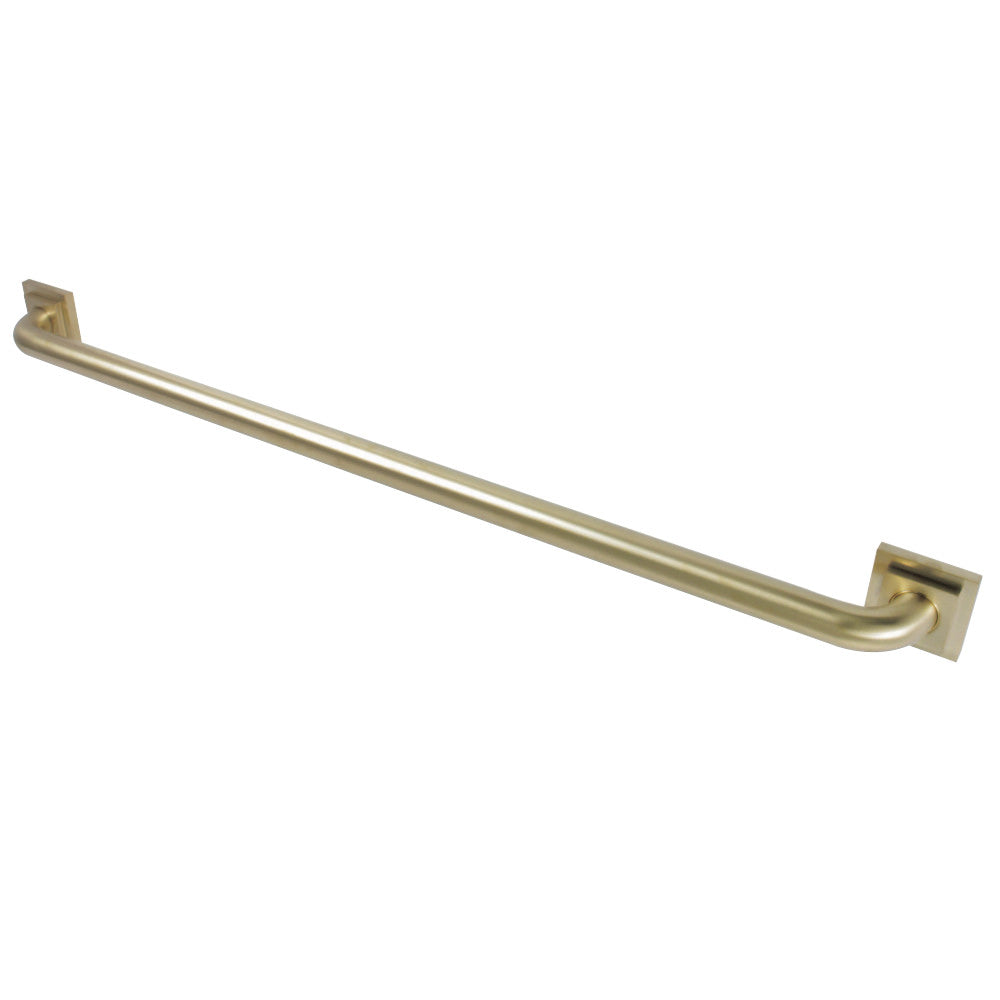 Kingston Brass DR614367 Claremont 36" Grab Bar, 1-1/4" Diameter, Brushed Brass - BNGBath