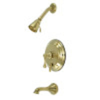 Thumbnail for Kingston Brass KB36320BL Tub and Shower Faucet, Polished Brass - BNGBath