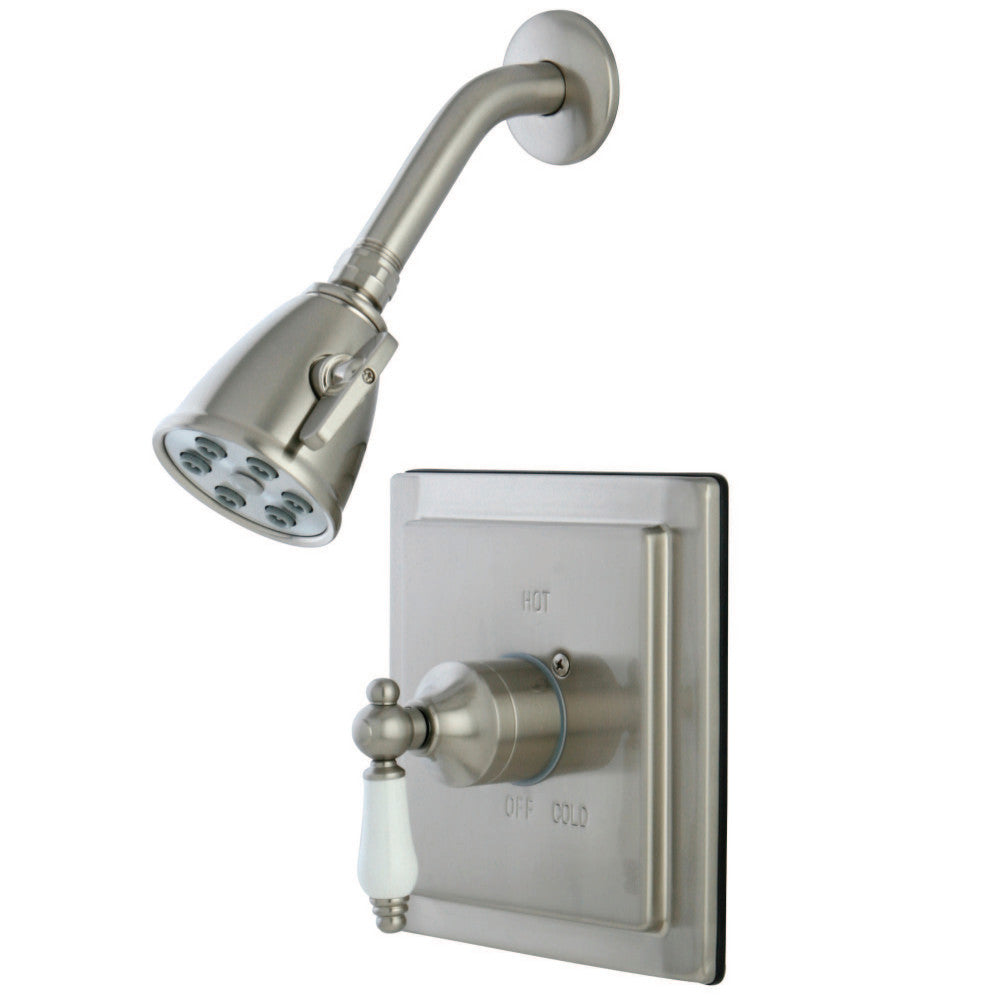 Kingston Brass VB8658PLSO Victorian Tub & Shower Shower Faucet, Brushed Nickel - BNGBath