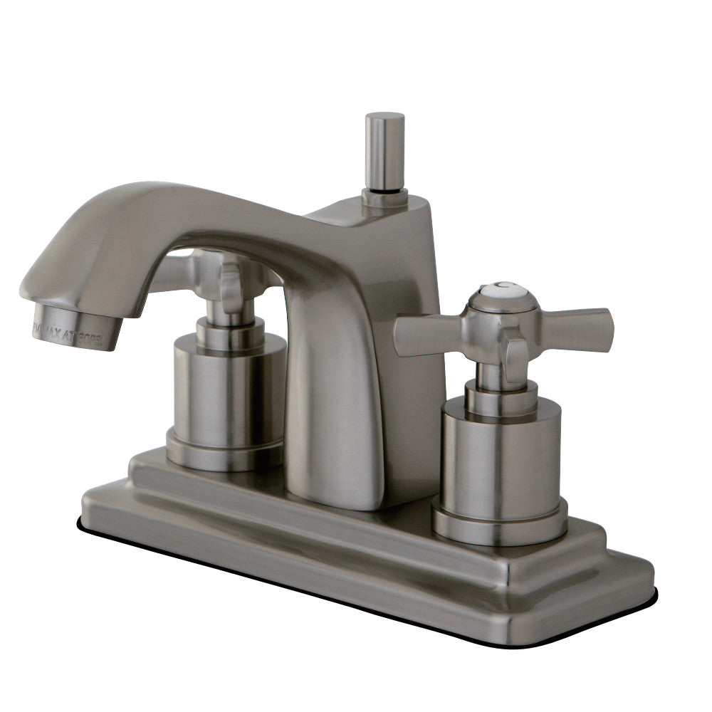 Kingston Brass KS8648ZX 4 in. Centerset Bathroom Faucet, Brushed Nickel - BNGBath