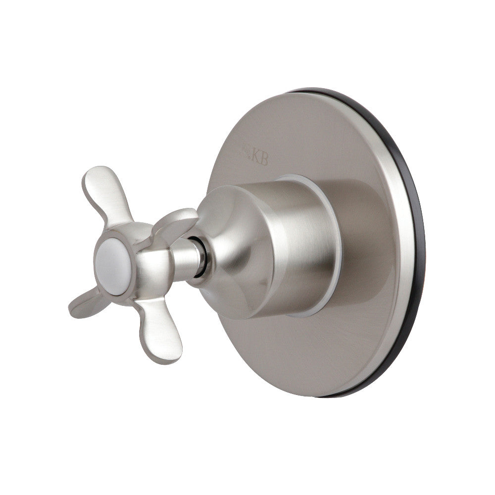 Kingston Brass KS3038BEX 3-Way Diverter Valve with Trim Kit, Brushed Nickel - BNGBath