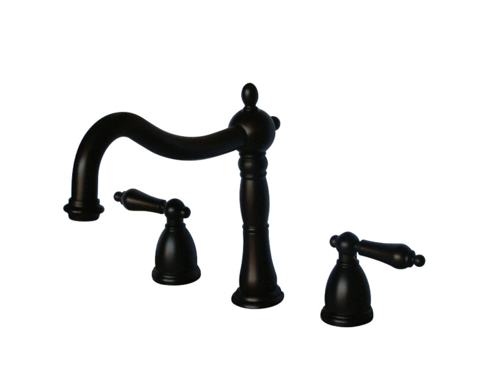 Kingston Brass KS1345AL Heritage Roman Tub Faucet, Oil Rubbed Bronze - BNGBath