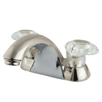 Thumbnail for Kingston Brass KB2158LP 4 in. Centerset Bathroom Faucet, Brushed Nickel - BNGBath