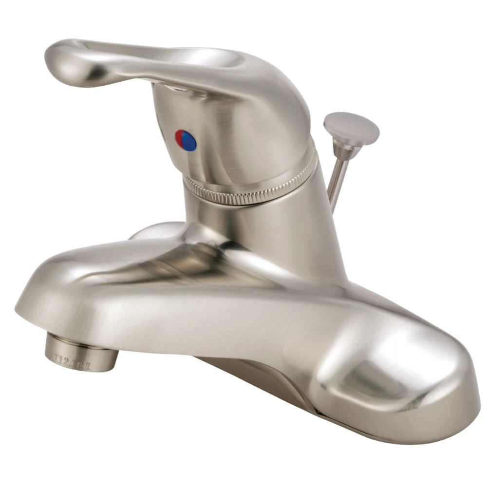 Kingston Brass FB518B Single-Handle 4 in. Centerset Bathroom Faucet, Brushed Nickel - BNGBath