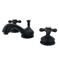 Thumbnail for Kingston Brass KS1160AX 8 in. Widespread Bathroom Faucet, Matte Black - BNGBath