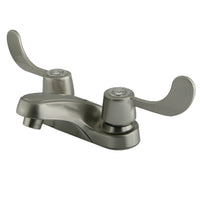 Thumbnail for Kingston Brass KB188LP 4 in. Centerset Bathroom Faucet, Brushed Nickel - BNGBath