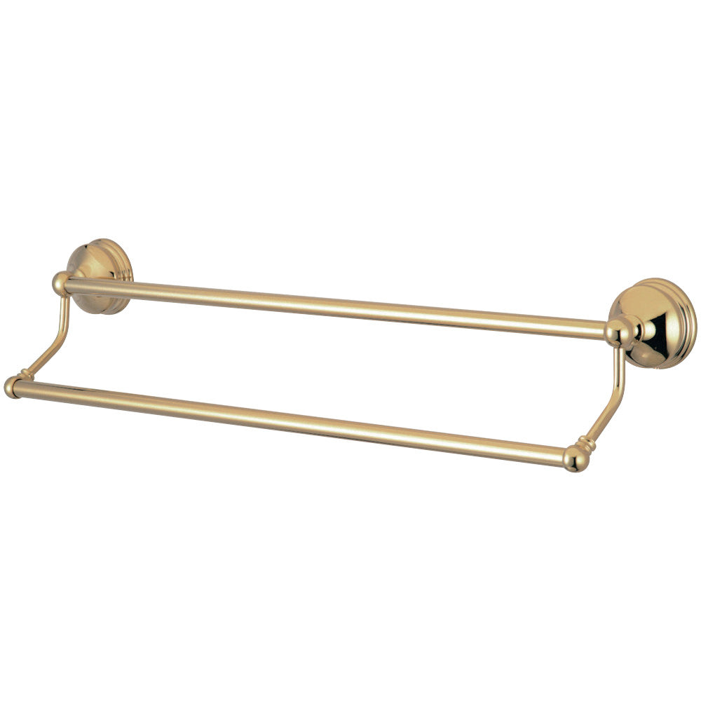 Kingston Brass BA116318PB Vintage 18" Dual Towel Bar, Polished Brass - BNGBath