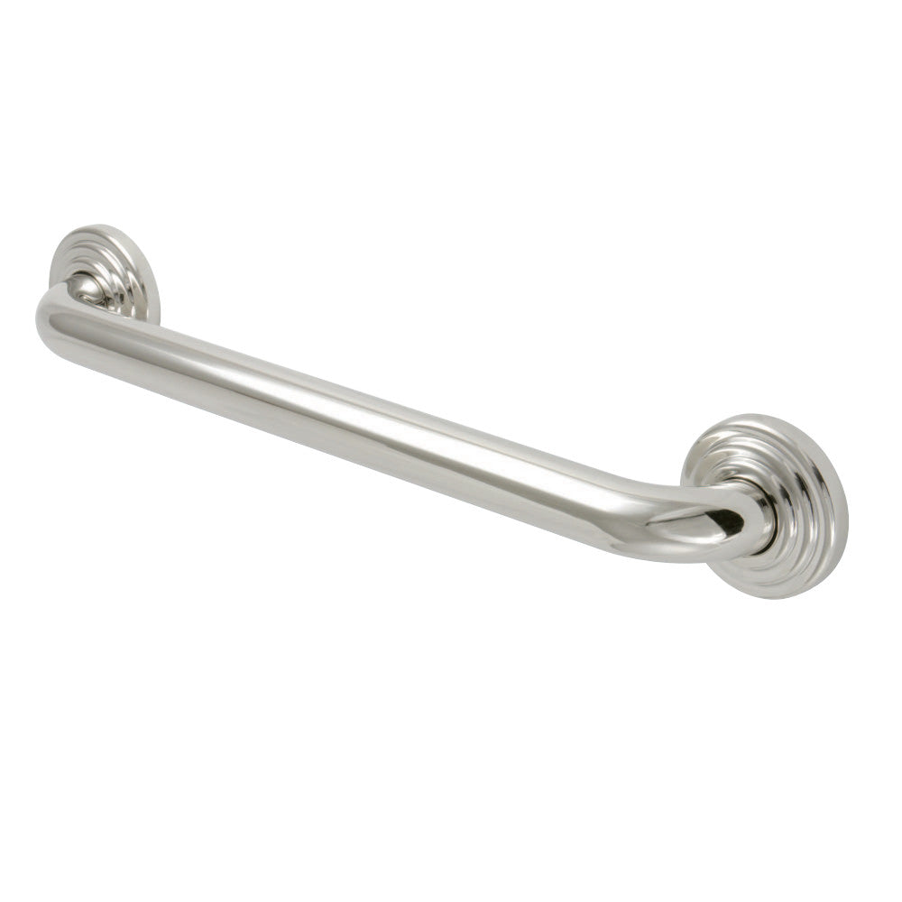 Kingston Brass DR314166 Restoration 16-Inch Decorative 1-1/4-Inch OD Grab Bar, Polished Nickel - BNGBath