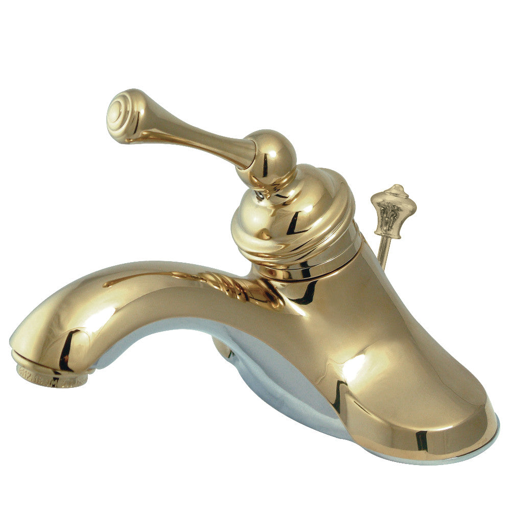 Kingston Brass KB3542BL 4 in. Centerset Bathroom Faucet, Polished Brass - BNGBath