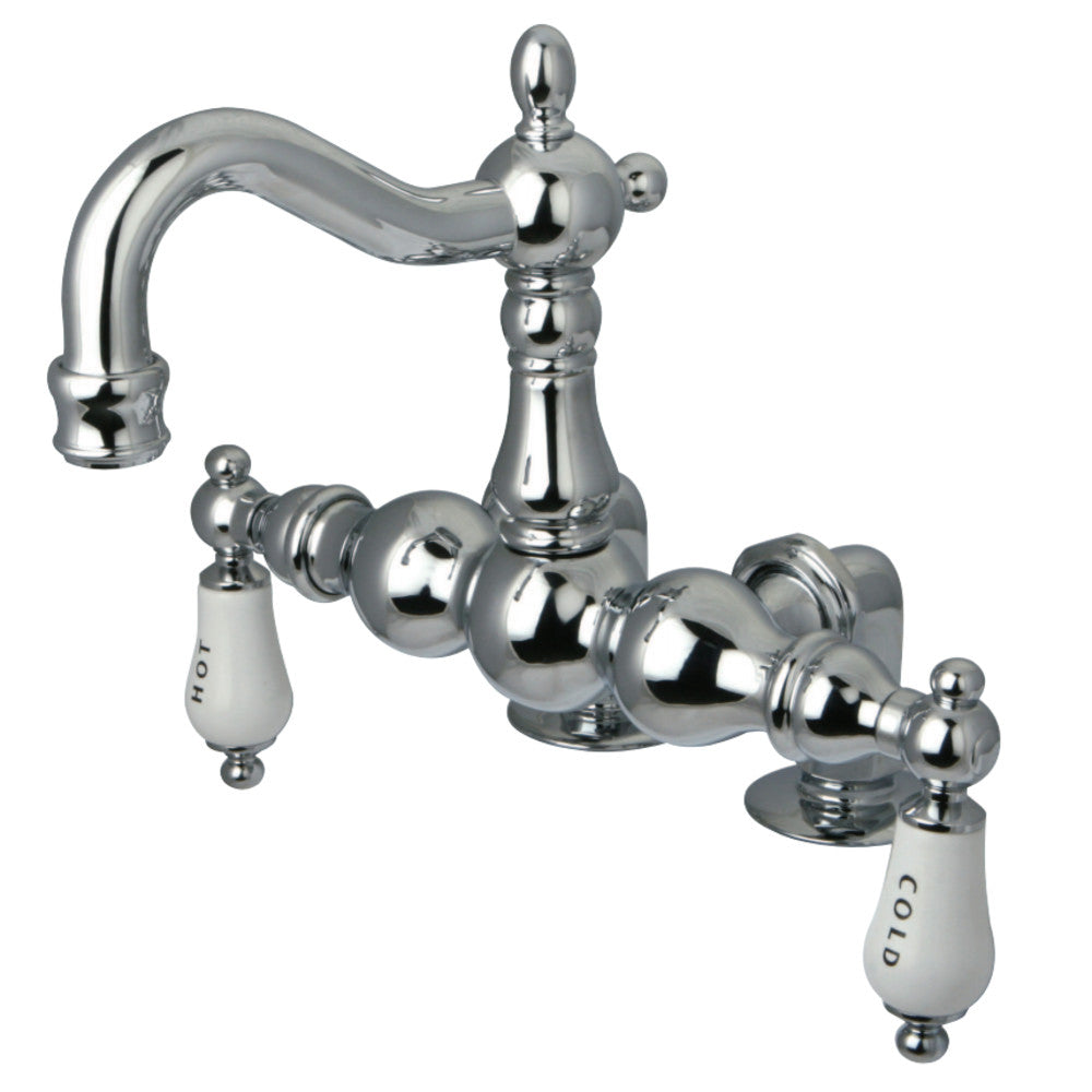 Kingston Brass CC1096T1 Vintage 3-3/8-Inch Deck Mount Tub Faucet, Polished Chrome - BNGBath