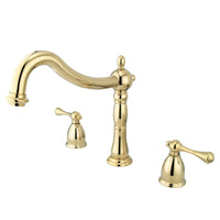 Thumbnail for Kingston Brass KS1342BL Heritage Roman Tub Faucet, Polished Brass - BNGBath