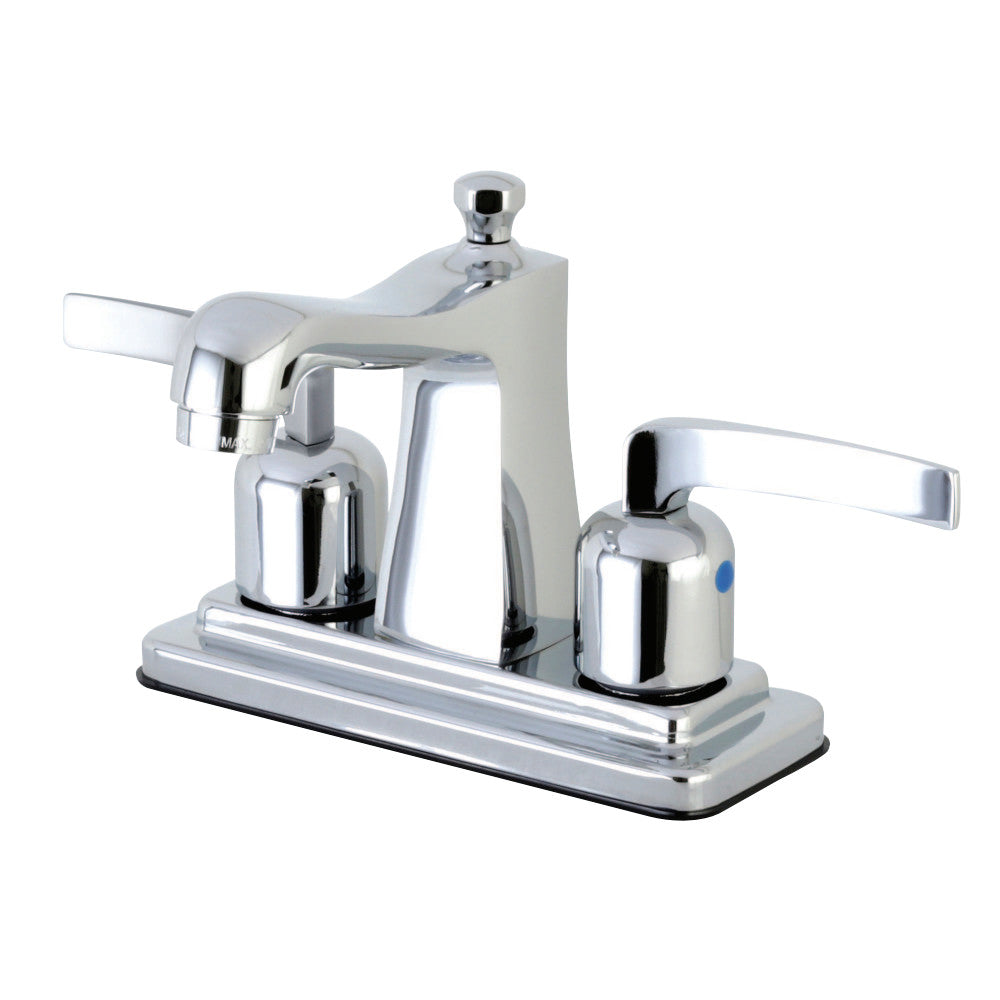 Kingston Brass FB4641EFL 4 in. Centerset Bathroom Faucet, Polished Chrome - BNGBath