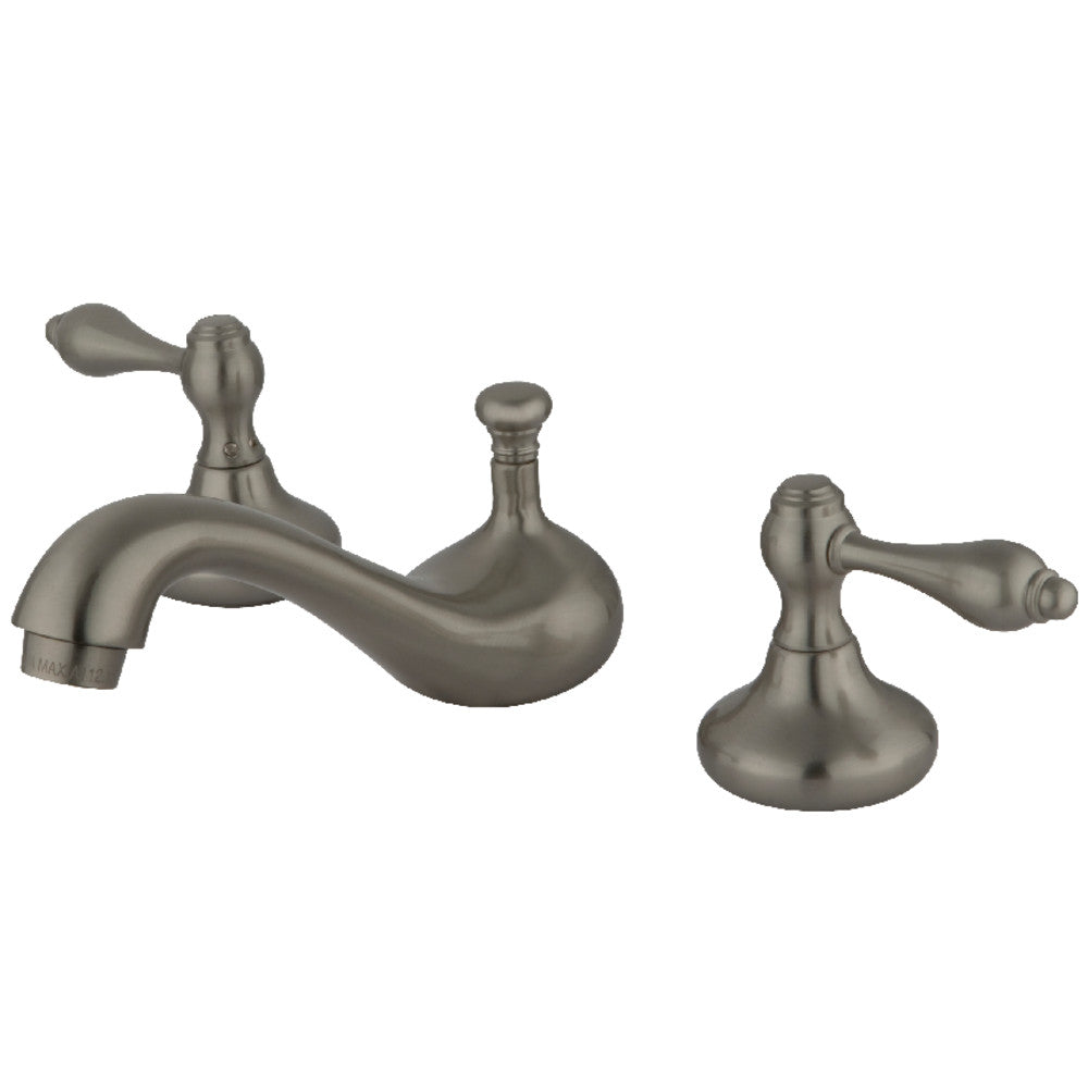 Kingston Brass KS948AL 8 to 16 in. Widespread Bathroom Faucet, Brushed Nickel - BNGBath