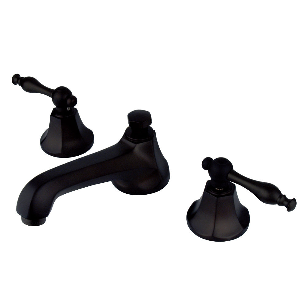 Kingston Brass KS4465NL 8 in. Widespread Bathroom Faucet, Oil Rubbed Bronze - BNGBath