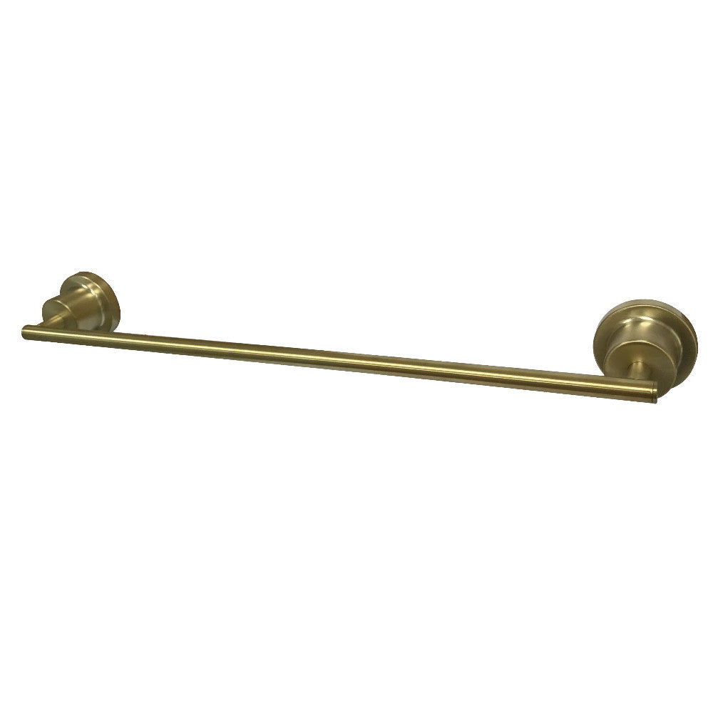 Kingston Brass BAH8212SB Concord 18-Inch Single Towel Bar, Brushed Brass - BNGBath