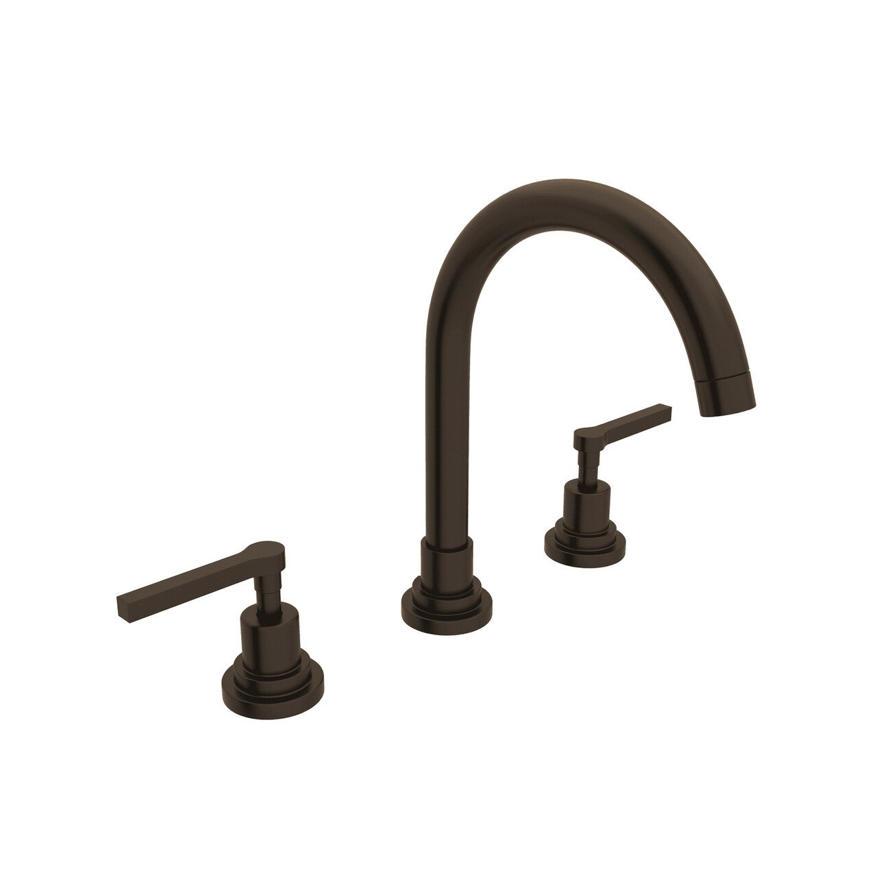 ROHL Lombardia C-Spout Widespread Bathroom Faucet - BNGBath