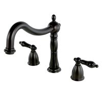 Thumbnail for Kingston Brass KS1345PKL Duchess Roman Tub Faucet, Oil Rubbed Bronze - BNGBath