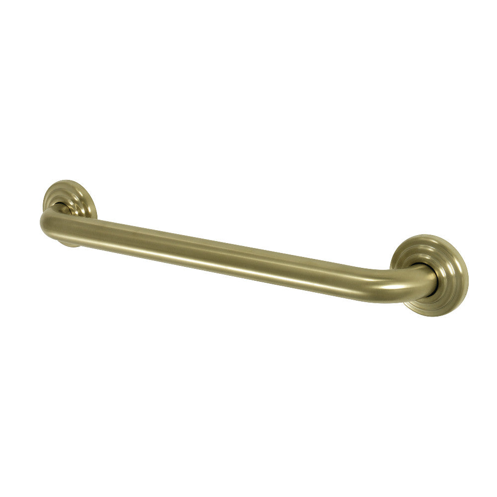 Kingston Brass DR314187 Restoration 18-Inch X 1-1/4-Inch OD Decorative Grab Bar, Brushed Brass - BNGBath