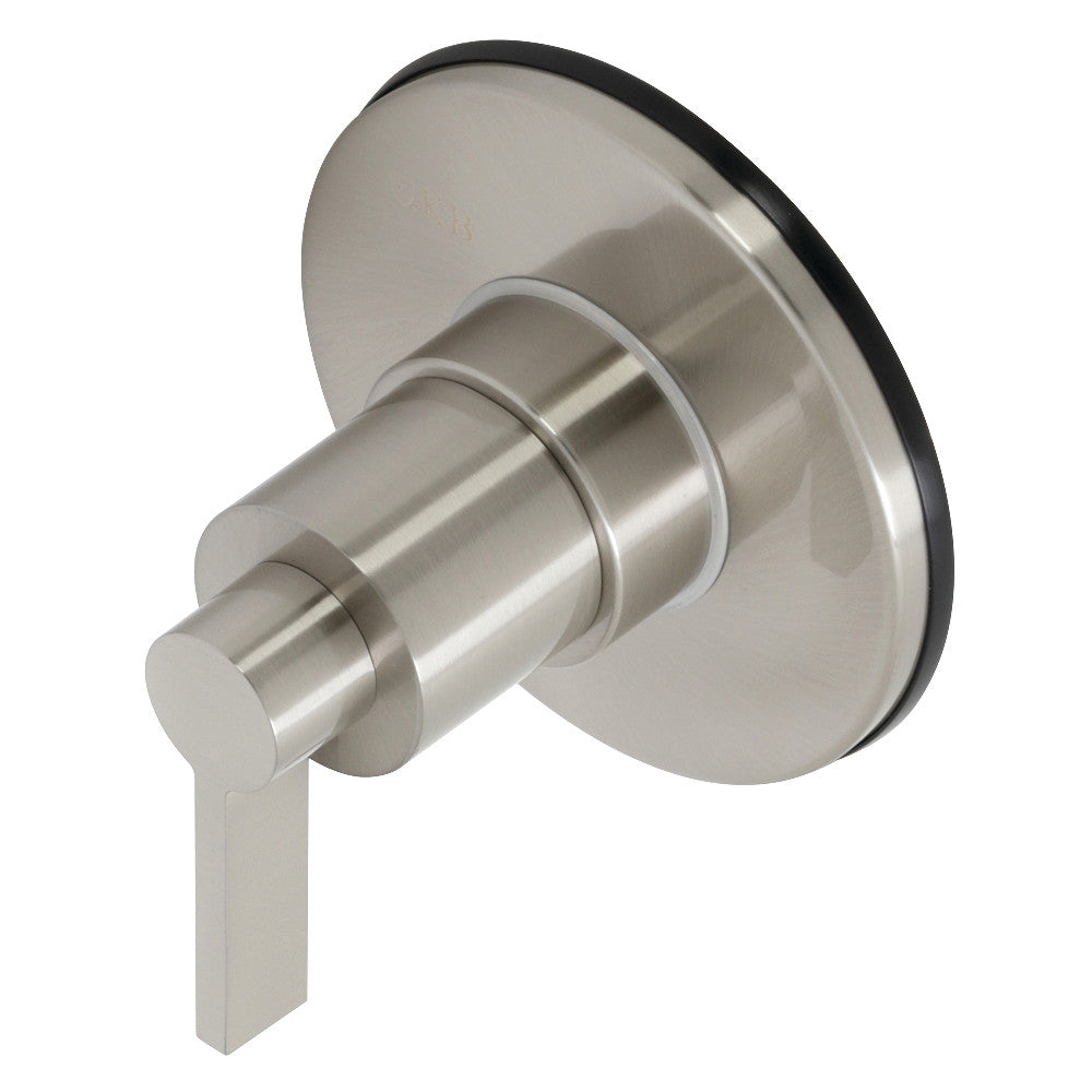 Kingston Brass KS3038NDL NuvoFusion 3-Way Diverter Valve with Trim Kit, Brushed Nickel - BNGBath