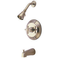 Thumbnail for Kingston Brass KB2638EX Tub and Shower Faucet, Brushed Nickel - BNGBath