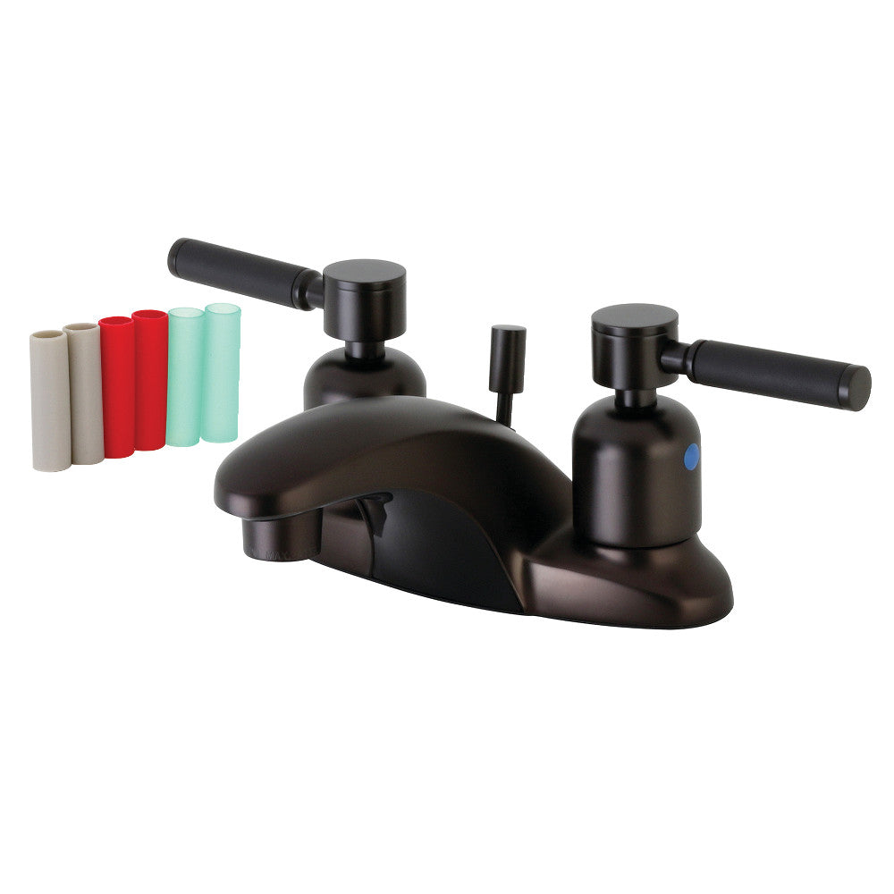 Kingston Brass FB8625DKL 4 in. Centerset Bathroom Faucet, Oil Rubbed Bronze - BNGBath