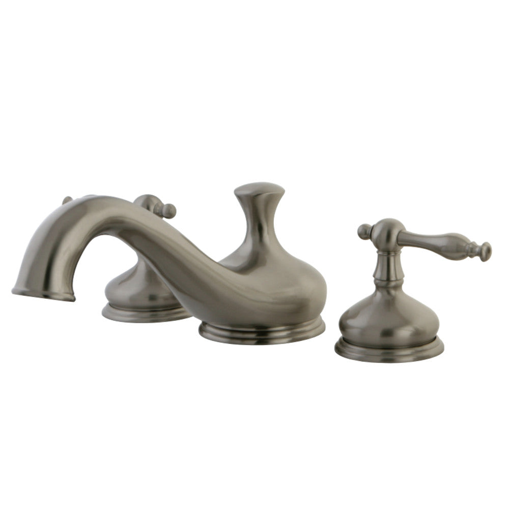 Kingston Brass KS3338NL Heritage Roman Tub Faucet, Brushed Nickel - BNGBath