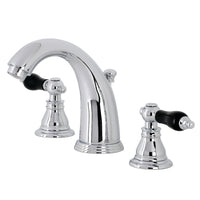 Thumbnail for Kingston Brass KB981AKL Duchess Widespread Bathroom Faucet with Plastic Pop-Up, Polished Chrome - BNGBath