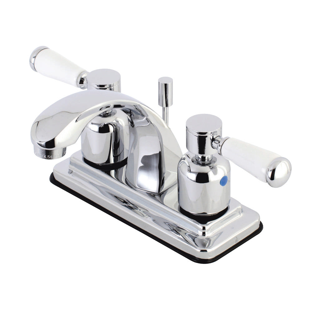 Kingston Brass KB4641DPL 4 in. Centerset Bathroom Faucet, Polished Chrome - BNGBath