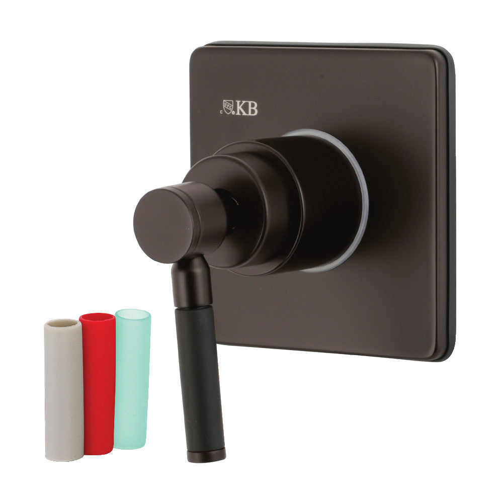 Kingston Brass KS3045DKL Kaiser 3-Way Diverter Valve with Trim Kit, Oil Rubbed Bronze - BNGBath